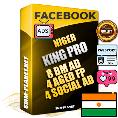 SUPER TRUST KING PRO Nigerien Facebook Ad Accounts - 8 BM Ad Accounts + 4 Ad Accounts on King Profile + 4 aged Fan Pages with huge organic reach and active subscribers