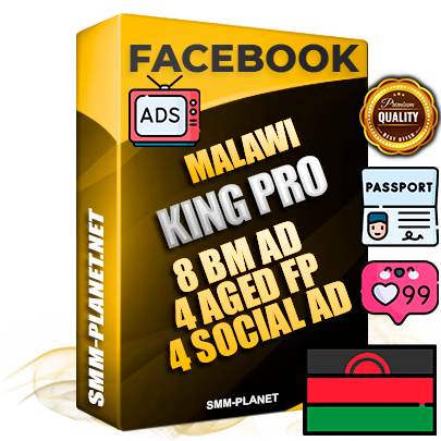 SUPER TRUST KING PRO Malawian Facebook Ad Accounts - 8 BM Ad Accounts + 4 Ad Accounts on King Profile + 4 aged Fan Pages with huge organic reach and active subscribers