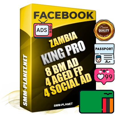 SUPER TRUST KING PRO Zambian Facebook Ad Accounts - 8 BM Ad Accounts + 4 Ad Accounts on King Profile + 4 aged Fan Pages with huge organic reach and active subscribers