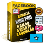 SUPER TRUST KING PRO Somali Facebook Ad Accounts - 8 BM Ad Accounts + 4 Ad Accounts on King Profile + 4 aged Fan Pages with huge organic reach and active subscribers