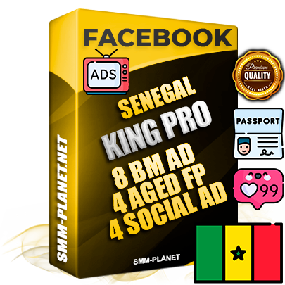 SUPER TRUST KING PRO Senegalese Facebook Ad Accounts - 8 BM Ad Accounts + 4 Ad Accounts on King Profile + 4 aged Fan Pages with huge organic reach and active subscribers
