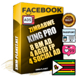 SUPER TRUST KING PRO Zimbabwean Facebook Ad Accounts - 8 BM Ad Accounts + 4 Ad Accounts on King Profile + 4 aged Fan Pages with huge organic reach and active subscribers