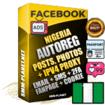 Ultimate Nigerian PREMIUM AutoReg Facebook Accounts - Fully Loaded (Posts : Multi-Photos : Info)
