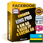 SUPER TRUST KING PRO Rwandan Facebook Ad Accounts - 8 BM Ad Accounts + 4 Ad Accounts on King Profile + 4 aged Fan Pages with huge organic reach and active subscribers