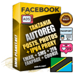Ultimate Tanzanian PREMIUM AutoReg Facebook Accounts - Fully Loaded (Posts : Multi-Photos : Info)