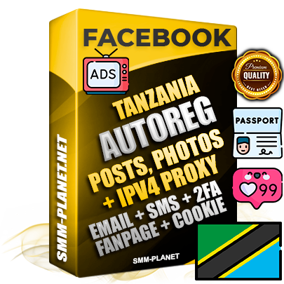 Ultimate Tanzanian PREMIUM AutoReg Facebook Accounts - Fully Loaded (Posts : Multi-Photos : Info)