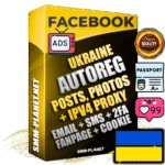 Ultimate Ukrainian PREMIUM AutoReg Facebook Accounts - Fully Loaded (Posts : Multi-Photos : Info)