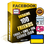Elite Ukrainian PREMIUM Handcrafted Facebook Accounts - 100 Authentic Live Friends with High Trust for Ads