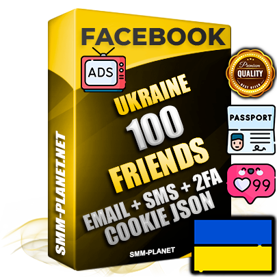 Elite Ukrainian PREMIUM Handcrafted Facebook Accounts - 100 Authentic Live Friends with High Trust for Ads