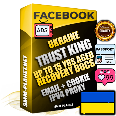 SUPER TRUST KING Ukrainian Facebook Ad Accounts