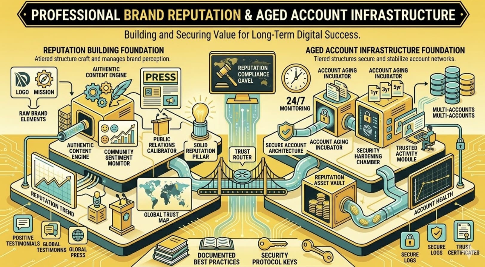 Professional Brand Reputation & Aged Account Infrastructure