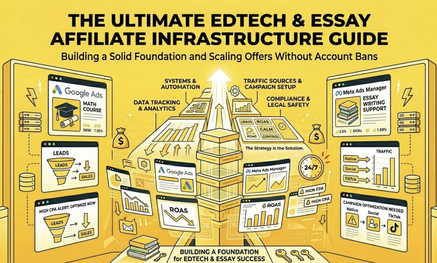 Scaling EdTech & Essay Offers Without Account Bans